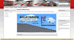 Desktop Screenshot of goetze-bedachungen.de