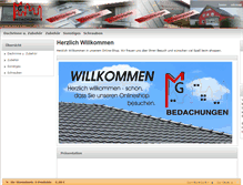 Tablet Screenshot of goetze-bedachungen.de